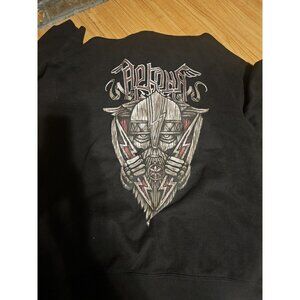 Vintage Arkona Full Zipper Jacket Black Metal Band Mens Size Medium